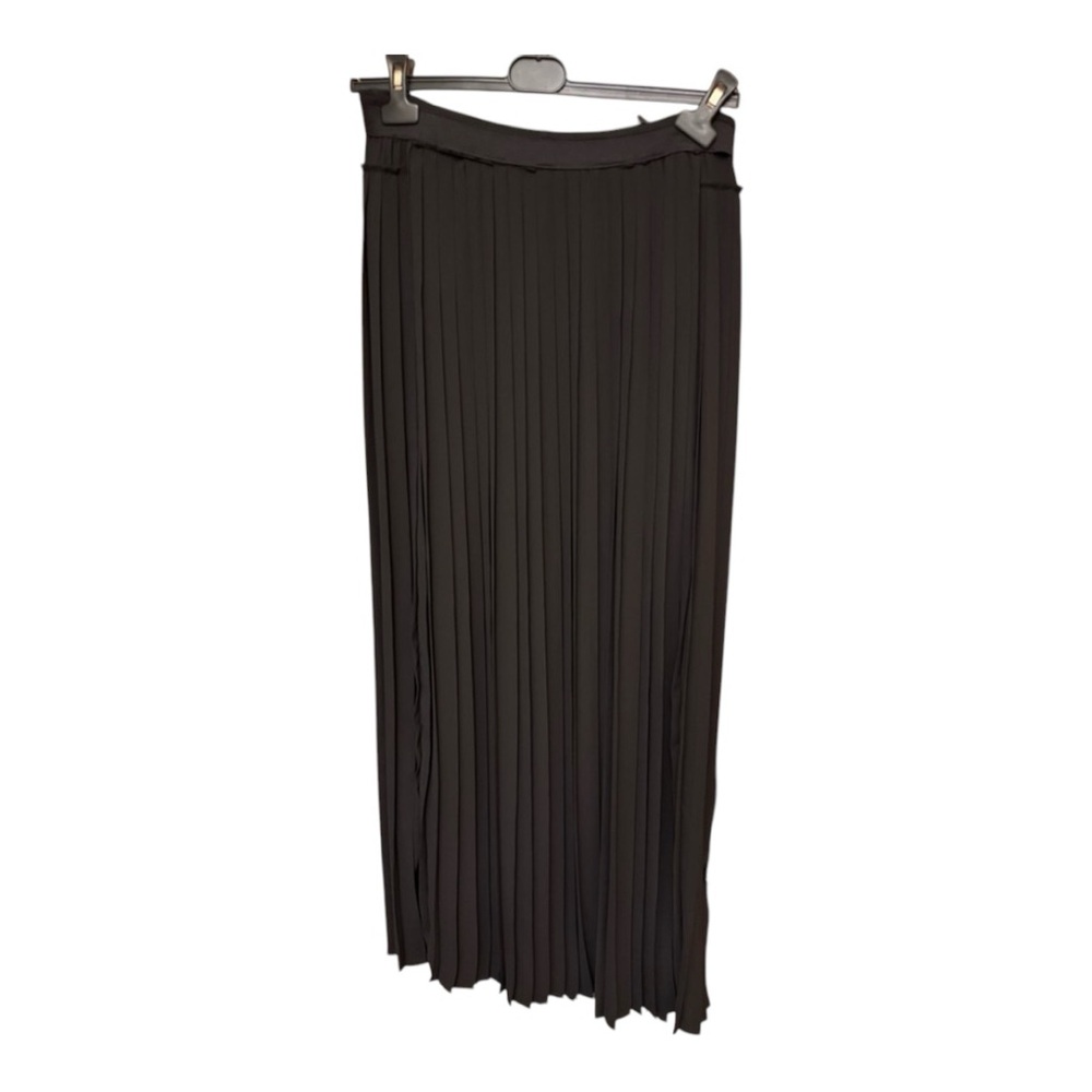 🆕 BCBG MAX AZARIA Chic Black Pleated maxi Skirt